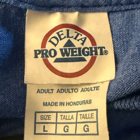 Delta Pro Weight Denver Colorado 5280 Blue Graphic Short Sleeve T-Shirt Sz Large - Picture 4 of 5
